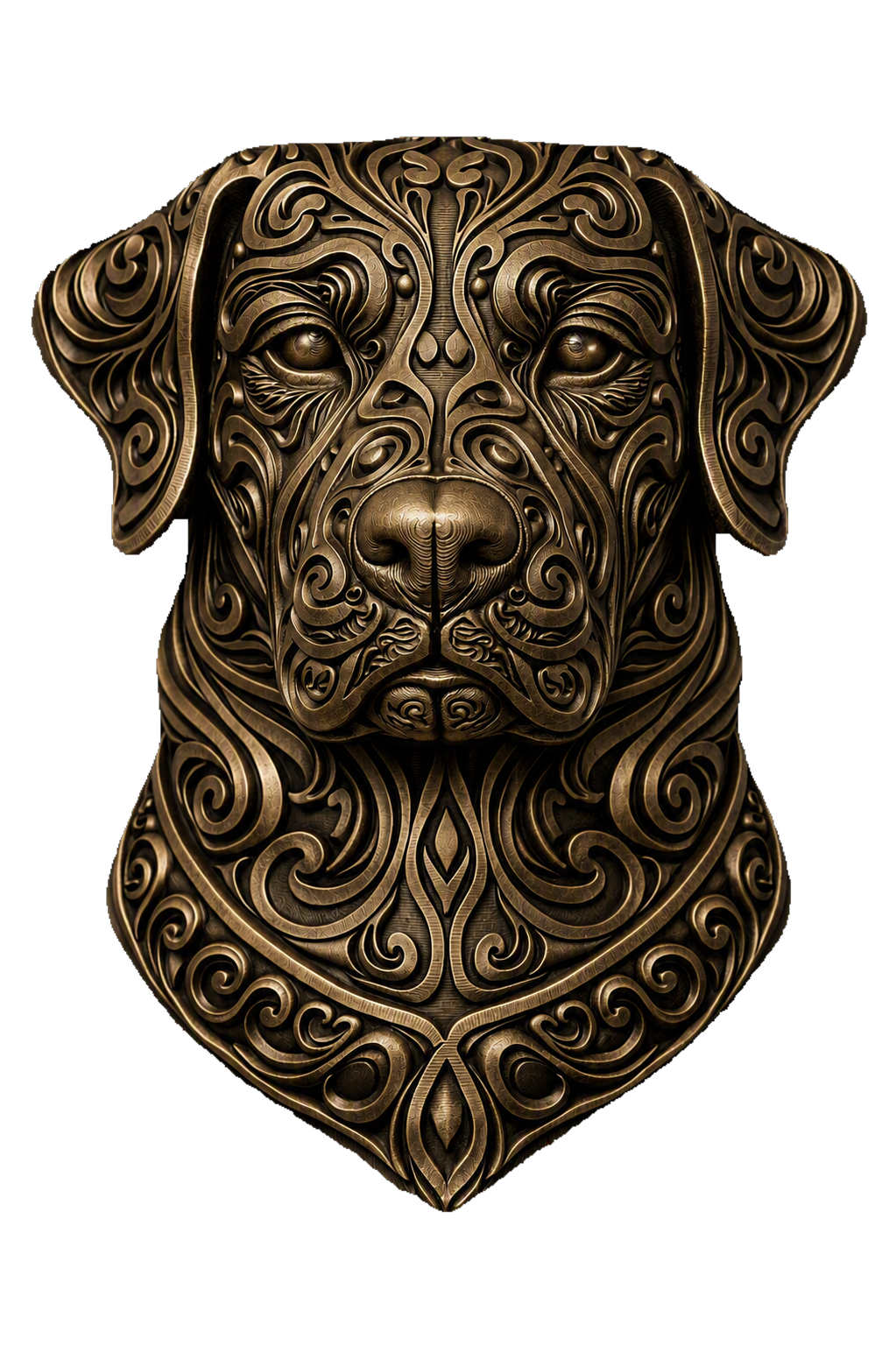Labrador retriever bust