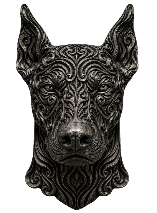 Doberman Cropped ear bust