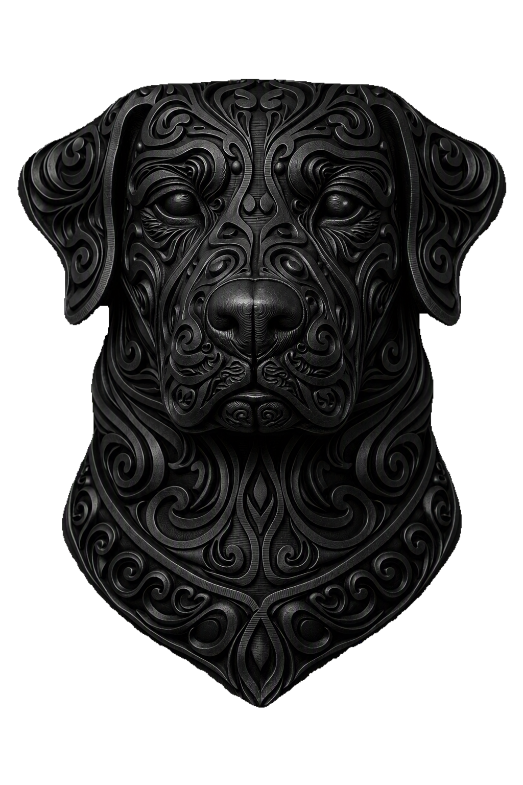 Labrador retriever bust