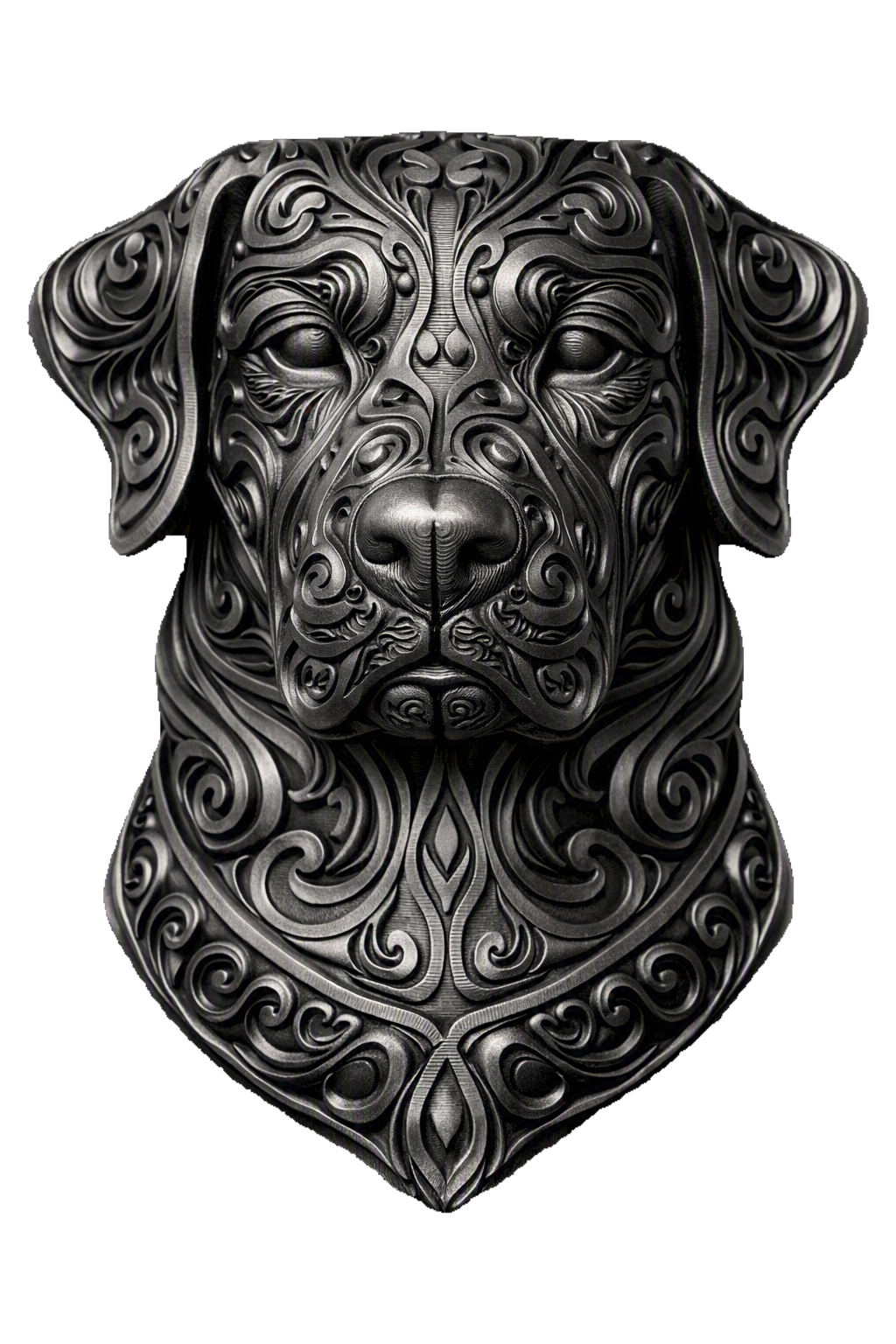 Labrador retriever bust