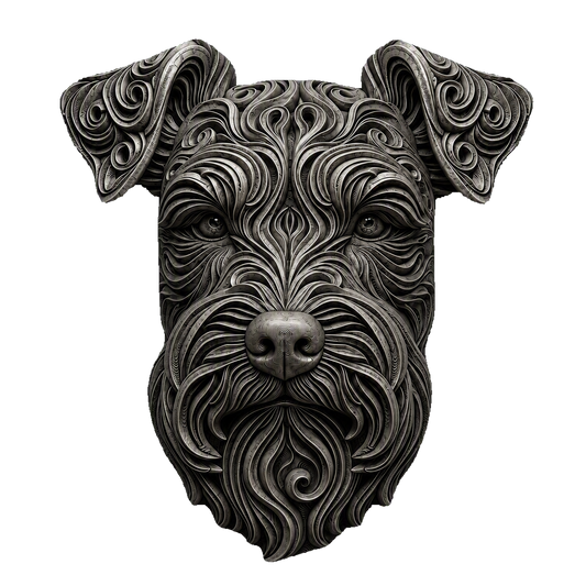 Miniature Schnauzer bust